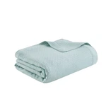 Madison Park 100% Egyptian Cotton Lightweight Summer Blanket, Waffle, King. Fixed Price $89.99.