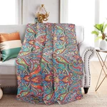 Newlake Quilted Throw Blanket For Bed Couch Sofa, European Gorgeous Floral, 6.... Fixed Price $53.45.