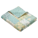 Greenland Home Evangeline Modern Floral Patchwork Print Quilted Throw Blanket. Fixed Price $44.85.