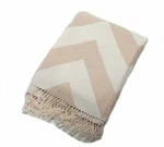 Scene Weaver - Acrylic Throw Chevron Cappuccino. Fixed Price $36.00.