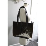 Western Linen Cowhide Fur Leather Tote Bag Brown White Animal Print Shoulder. Fixed Price $99.00.