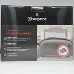 Electric Heated Blanket Full Size Lite Blue Ribbed Beautyrest 1 Ctrl Double. Fixed Price $59.95.