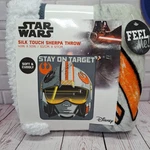 Disney Star Wars Xwing Pilot Fighter Silk Touch Sherpa Throw Blanket, 40" 50". Fixed Price $27.56.