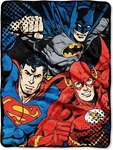 Dc Comics Justice League Super Plush Soft Throw Blanket 46"X60". Fixed Price $19.99.