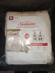 Sunbeam Velvet Lush Mushroom Heated Blanket - Queen. Fixed Price $70.00.