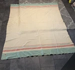 Vintage Kenwood Wool Blanket Ramcrest Mothproof Hampton Bay Style 78X64. Fixed Price $79.00.