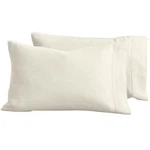 Baloo 100% French Linen Pillowcases Set Of (oatmeal - 20"X36" King Size.... Fixed Price $80.00.