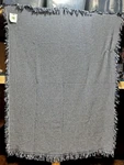 Simply Home Cobalt Blue Pattern Frayed Afghan Throw Blanket 50" X 60" Brand New. Fixed Price $39.99.