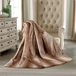Taupe Chinchilla Faux Fur Throw Blanket 60 70 Hotel Premier Members Mark Nip. Fixed Price $78.00.