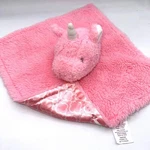 Parents Choice Pink Plush Unicorn Lovey Blanket Stuffed Animal Security Comfort. Fixed Price $13.50.