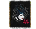 Northwest Disney's Maleficent, Woven Tapestry Throw Blanket, 48" X 60'. Fixed Price $30.00.