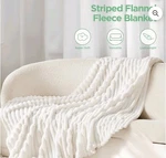 By Bedsure White Fleece Throw For Couch - Super Soft Cozy Blankets. Fixed Price $12.60.