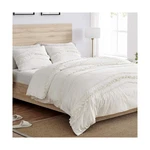 Bohemian Boho Chic Ivory Macrame Tufted Tassel 3 Pc. Full / Queen Size Bed Be.... Fixed Price $131.31.