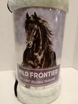 Wilderness Horse Frontier Plush Warm Throw Multicolor 50X60". Fixed Price $25.20.