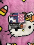 Hello Kitty Halloween Pink Fall Candy Corn Blanket Throw New Sanrio 60X90. Fixed Price $20.00.