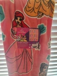 Disney Princess Plush Throw Blanket 50X70IN Ariel Belle Tiana Polyester. Fixed Price $25.00.
