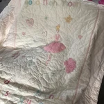 Simply Shabby Chic Kids Quilt Ballerina Dancer Girls Room Twin Bedding Blanket. Fixed Price $50.00.