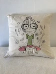 Nwt Nourison Mina Victory Embroidery Love Yoga Decorative Pillow 18 X. Fixed Price $31.99.