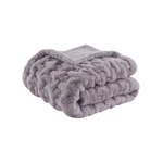 Madison Park Ruched Faux Fur Luxury Throw Lavender 50*60 Premiu... Usa Fast Ship. Fixed Price $35.93.