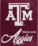 Ncaa Texas A&m Aggies Signature Raschel Plush Throw Blanket 50X60 New In Pkg. Fixed Price $32.00.