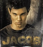 The Twilight Saga New Moon Jacob Black Bedroom Throw Blanket 2009 49X61 Y2K. Fixed Price $35.95.