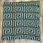 Pur By Cashmere Throw Blanket Blue Brown Geometric Thick Knit 72X68. Fixed Price $68.00.
