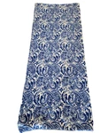 Ralph Lauren, 60X70" Throw Blanket, Blue/white Paisley, Plush & Soft. Fixed Price $34.00.