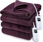Royal Ultra Fleece Heated Electric Blanket King Size, 90" X 100", 12 Settin. Fixed Price $131.99.