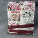 Owen Victoria Pattern Print Blanket 72X90 Made Usa Twin/full Poly Nylon. Fixed Price $39.99.