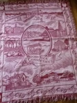 Vintage Jacquard Woven Cotton Throw Blanket 48X65" 'woodstock Ct' 021826E. Fixed Price $25.99.