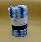 New Mainstays Fleece Throw 50" X 60" Blanket Purple Tie Dye. Fixed Price $14.99.