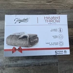 Homemate Heated Blanket Electric Throw - 50X60 Heating Settings. Fixed Price $26.00.