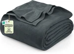 Utopia Bedding 100% Cotton Thermal Blanket Smoke Gray Twin,. Fixed Price $34.25.