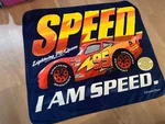 Disney Pixar Cars Lightning Mcqueen Am Speed Throw Blanket 58X48 Northwest Co. Fixed Price $31.99.