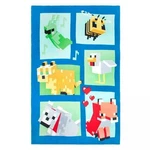 Minecraft Beautiful Day Fleece Super Soft BLANKET(62" X 90")FOR Kids. Fixed Price $24.96.