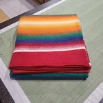 Vtg. Nos Pearce Woolrich 60X72 Multicolor Striped "medicine Bow" Blanket. Fixed Price $59.50.