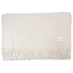 Sferra Celine Herringbone Throw Blanket Taupe 51X71 New Cover Stained No Barcode. Fixed Price $110.00.