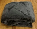 Threshold Microplush Bed Blanket Hot Coffee, Full/queen 90" X 92" - Looks Gray. Fixed Price $26.00.