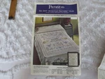 Vtg. Paragon #01171 American Sampler Stamped Cross Stitch Double Quilt Top Kit. Fixed Price $79.00.