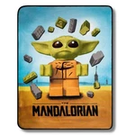 Lego Star Wars Mandalorian Grogu Baby Yoda Throw Blanket 46X60 Cozy Plush. Fixed Price $32.89.