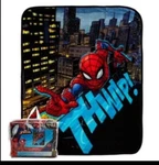Spiderman Webbed Wonder Twin Size Soft Raschel Blanket 60" X 80" By Marvel. Fixed Price $40.00.