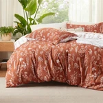 Bedsure Duvet Cover King (104" X 90"), 02 - Terracotta (no Comforter). Fixed Price $48.99.