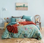 Yuheguoji Botanical Cover Queen 100% Egyptian Cotton Green Leaves Duvet.... Fixed Price $89.77.