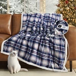 Blunique Heated Blanket Electric Throw 50" X 60", 14 - Tartan. Fixed Price $75.73.