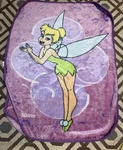 Northwest Disney Fairies Tinkerbell Purple Plush Soft Blanket 50X40 Inch. Fixed Price $41.99.