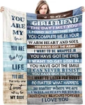 To My Girlfriend Blanket Gifts Love You Blessing Sweet Sayings Quot. Fixed Price $29.50.