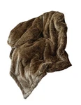 Victorian Trading Siberian Sleigh Ride Faux Fur Throw Blanket 50"X60" 34A. Fixed Price $85.45.