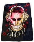 Joker Fleece Throw Blanket Jared Leto Batman Villain Suicide Squad Ha. Fixed Price $38.99.