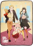 Spy X Family Manga Anime Anya Loid Yor Forger Plush Fleece Soft Throw Blanket. Fixed Price $25.44.