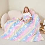 Softan Kids Throw Blanket Glow The Dark, Cozy Flannel Luminous. Fixed Price $23.32.